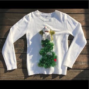 JC Penney “Cat in Tree” Ugly Christmas Sweater